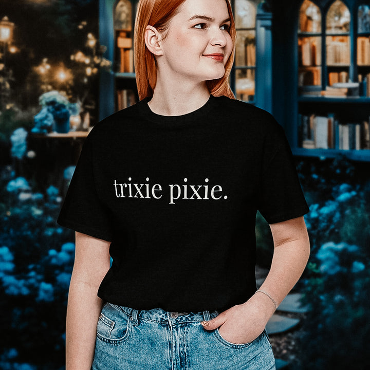 "Trixie Pixie" Jersey Double Sided Short Sleeve Tee