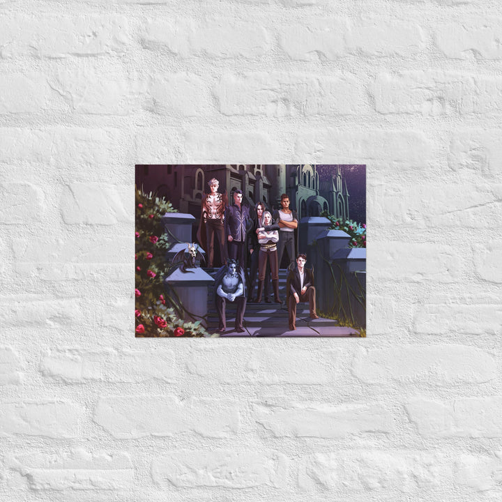Print on Demand Art 12″×16″ Fae Devils Family Portrait Poster