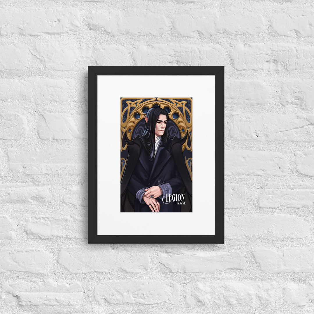 Print on Demand Art Black / 30×40 cm Legion Framed Poster