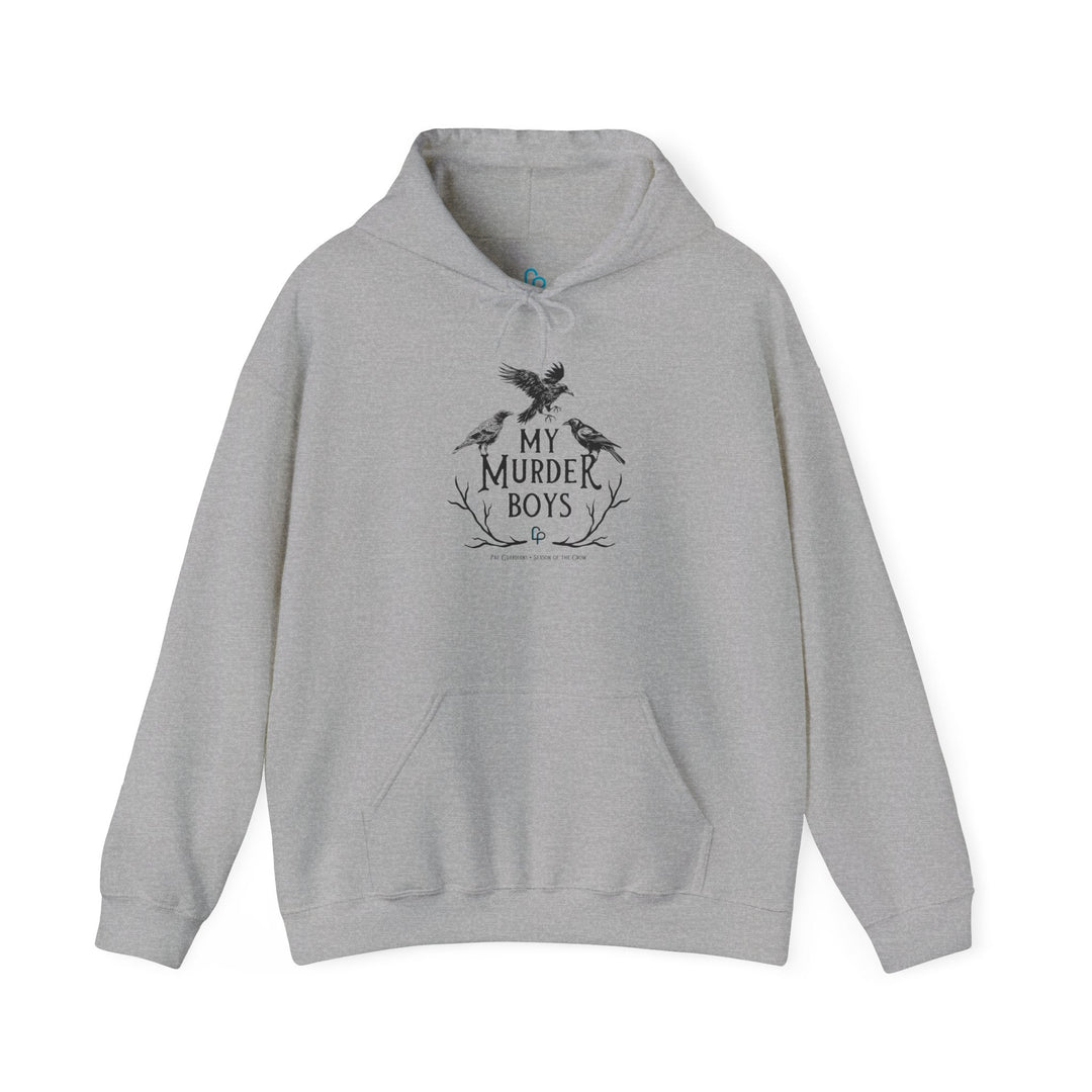 Print on Demand Hoodie S / Sport Grey "My Murder Boys" Holy Crow Triad Unisex Hooded Sweatshirt