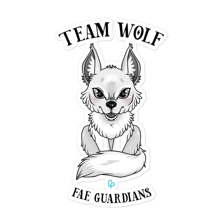 Team Wolf Fae Guardians Bubble-free stickers