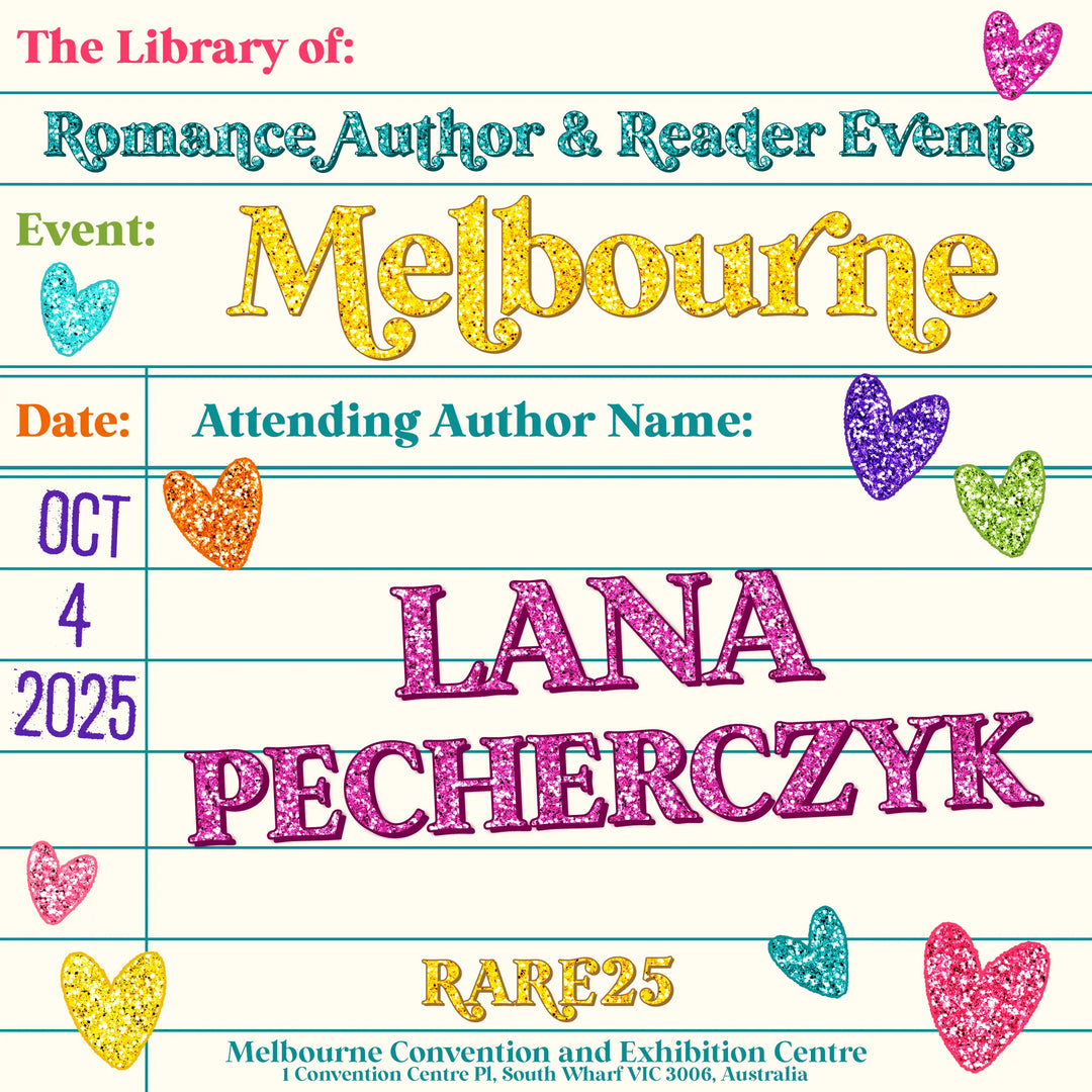 RARE Melbourne 2025 Book Signing Lana Pecherczyk Romance Author