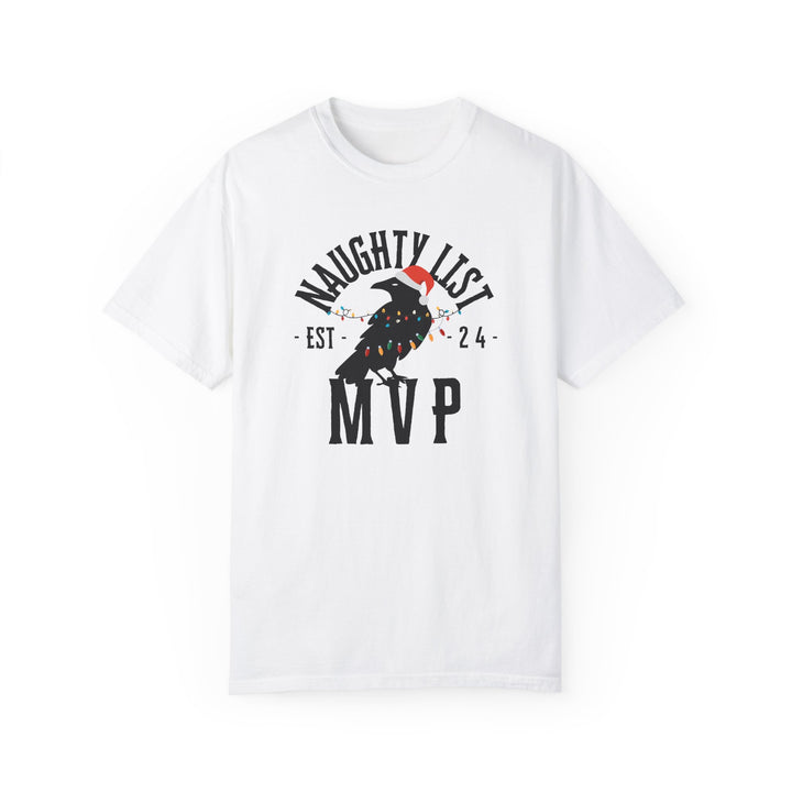 "Santa's Naughty List MVP" Team Crow T-Shirt