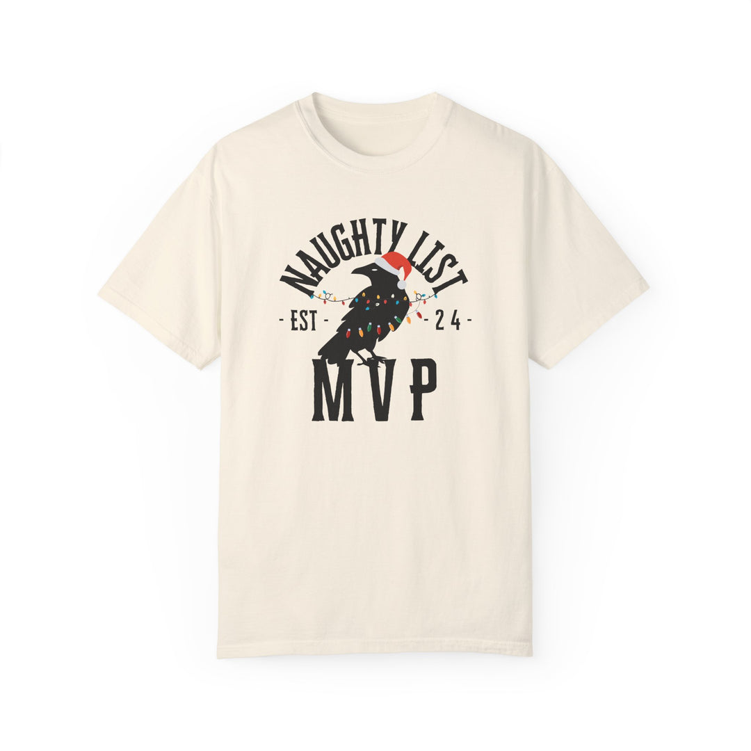 "Santa's Naughty List MVP" Team Crow T-Shirt