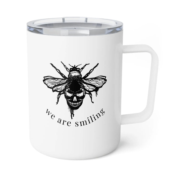 "We Are Smiling" Fae Devils Insulated Coffee Mug, 10oz Printify