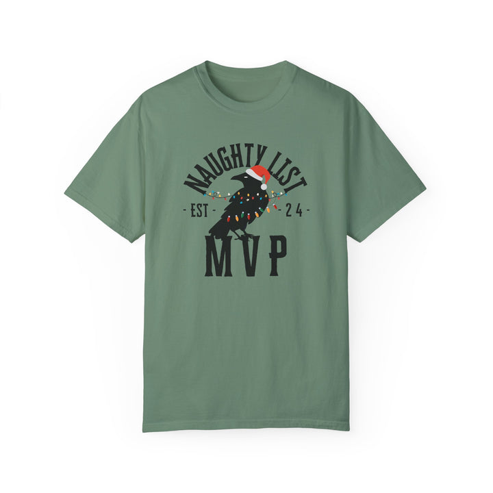 "Santa's Naughty List MVP" Team Crow T-Shirt