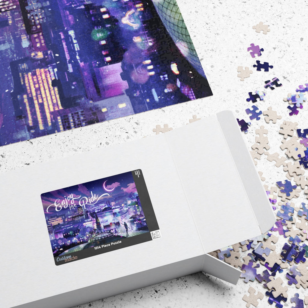 Enjoy the Ride | Sinner Cityscape Puzzle Printify