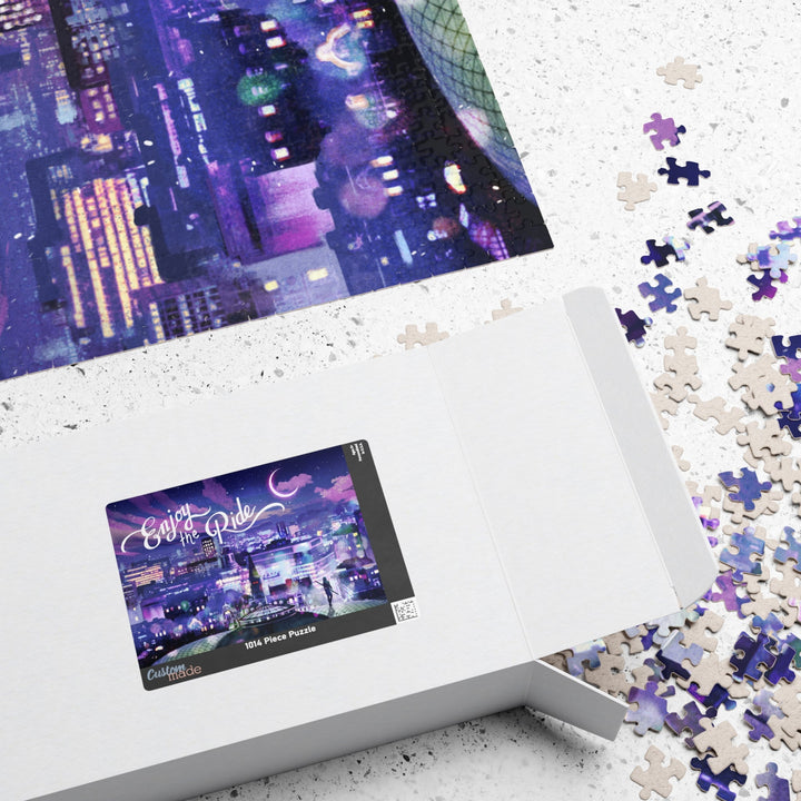 Enjoy the Ride | Sinner Cityscape Puzzle Printify