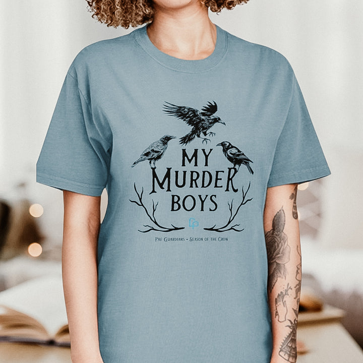 "My Murder Boys" Holy Crow Triad Unisex Faded T-shirt