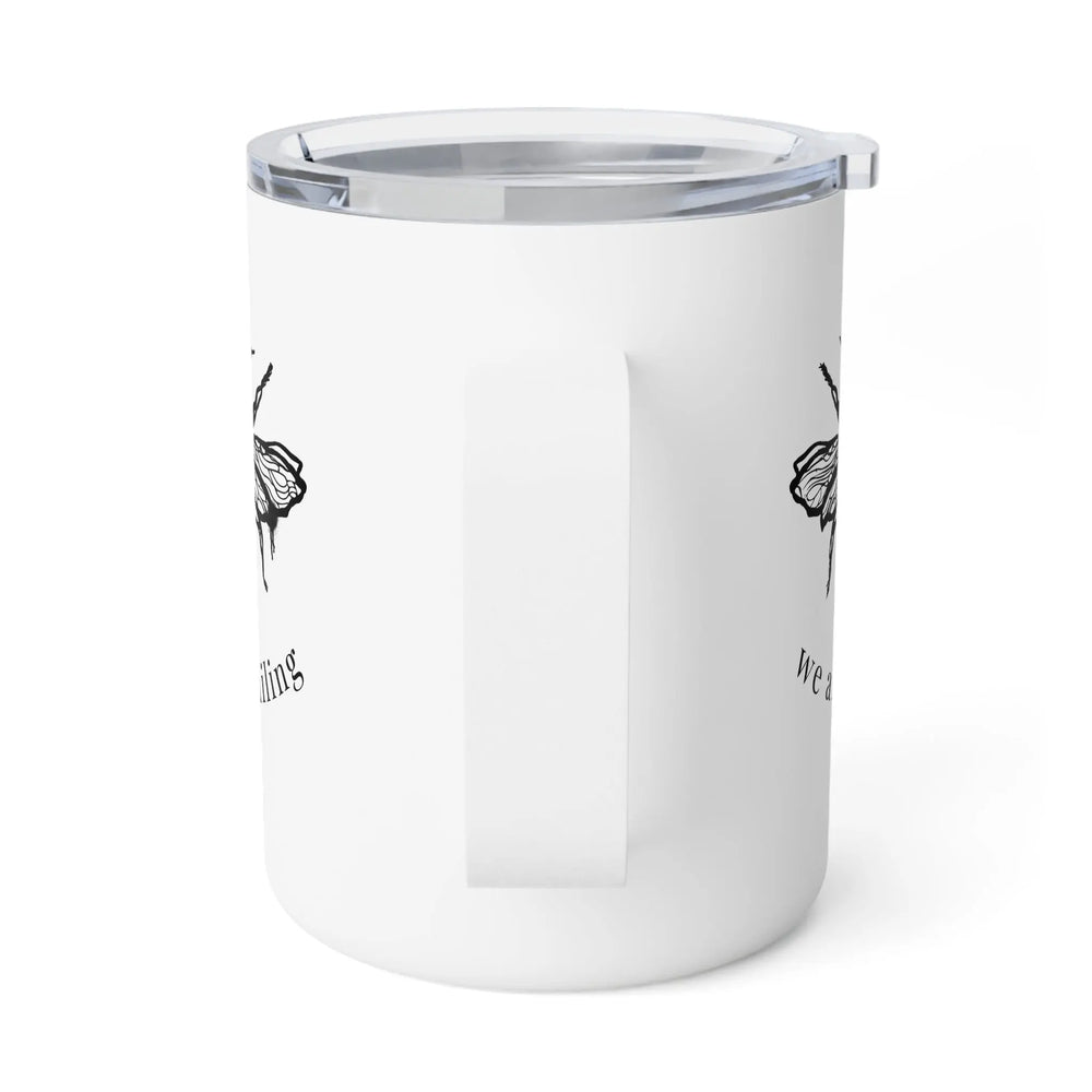 "We Are Smiling" Fae Devils Insulated Coffee Mug, 10oz Printify