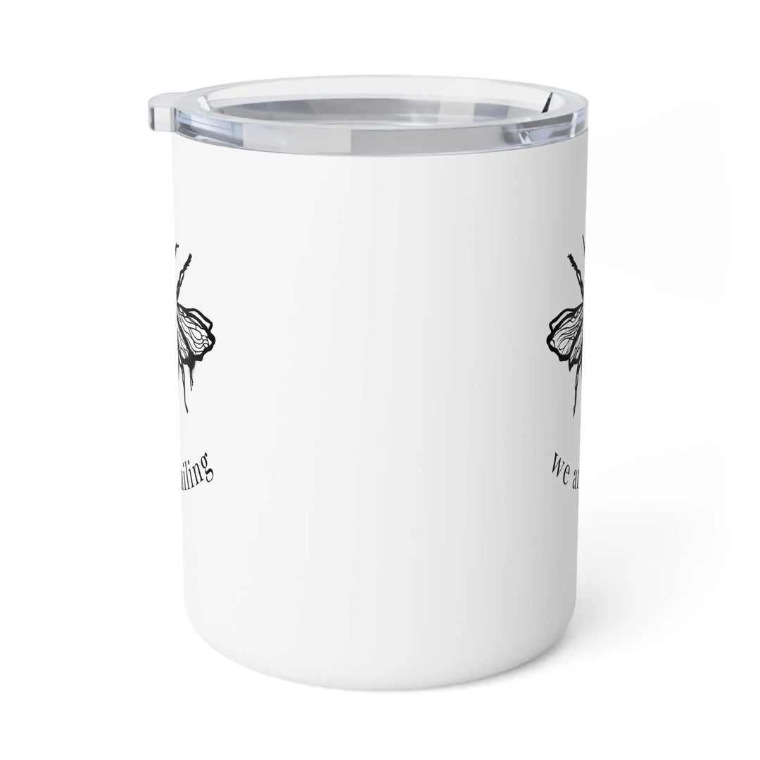 "We Are Smiling" Fae Devils Insulated Coffee Mug, 10oz Printify