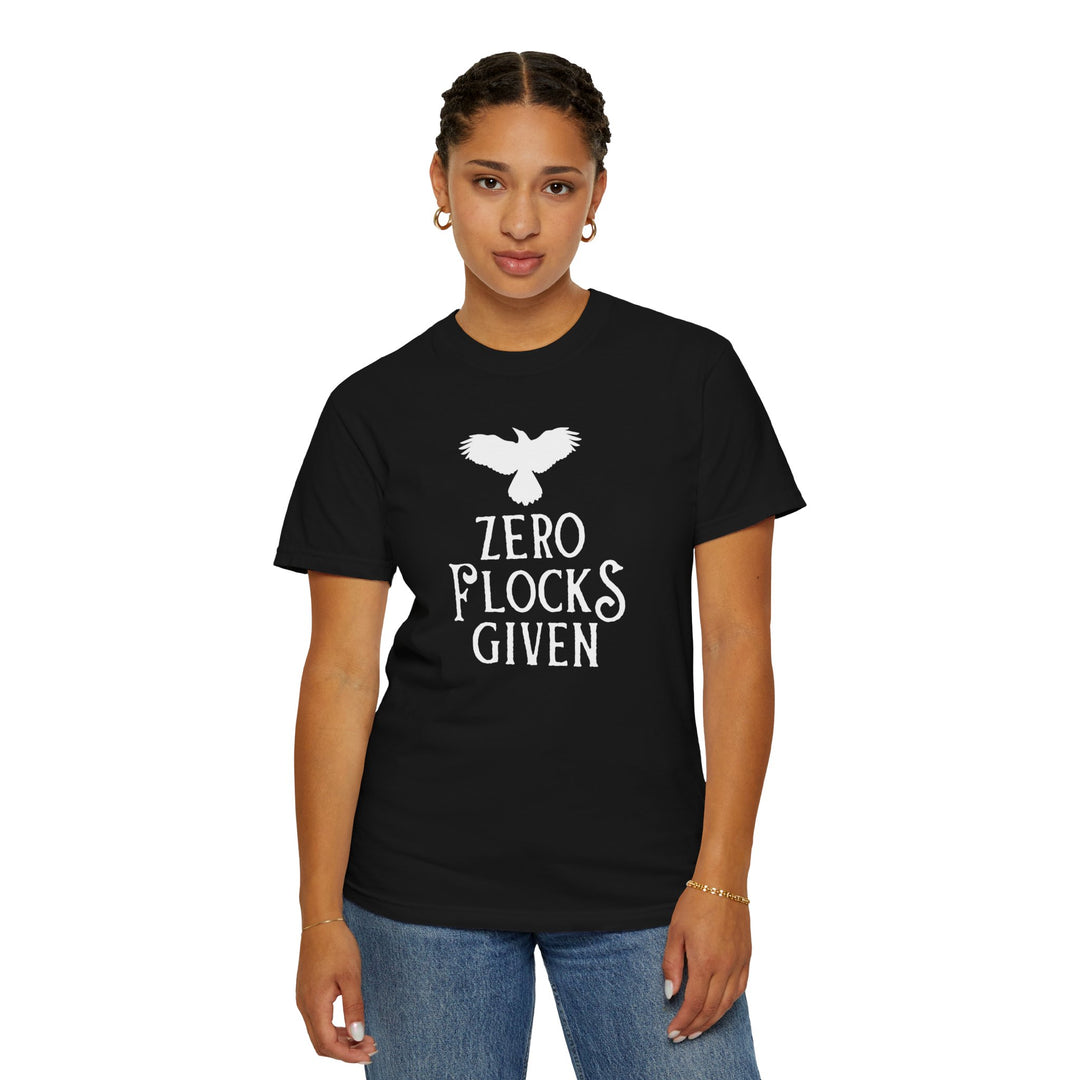 "Zero Flocks Given" Team Crow Unisex T-Shirt