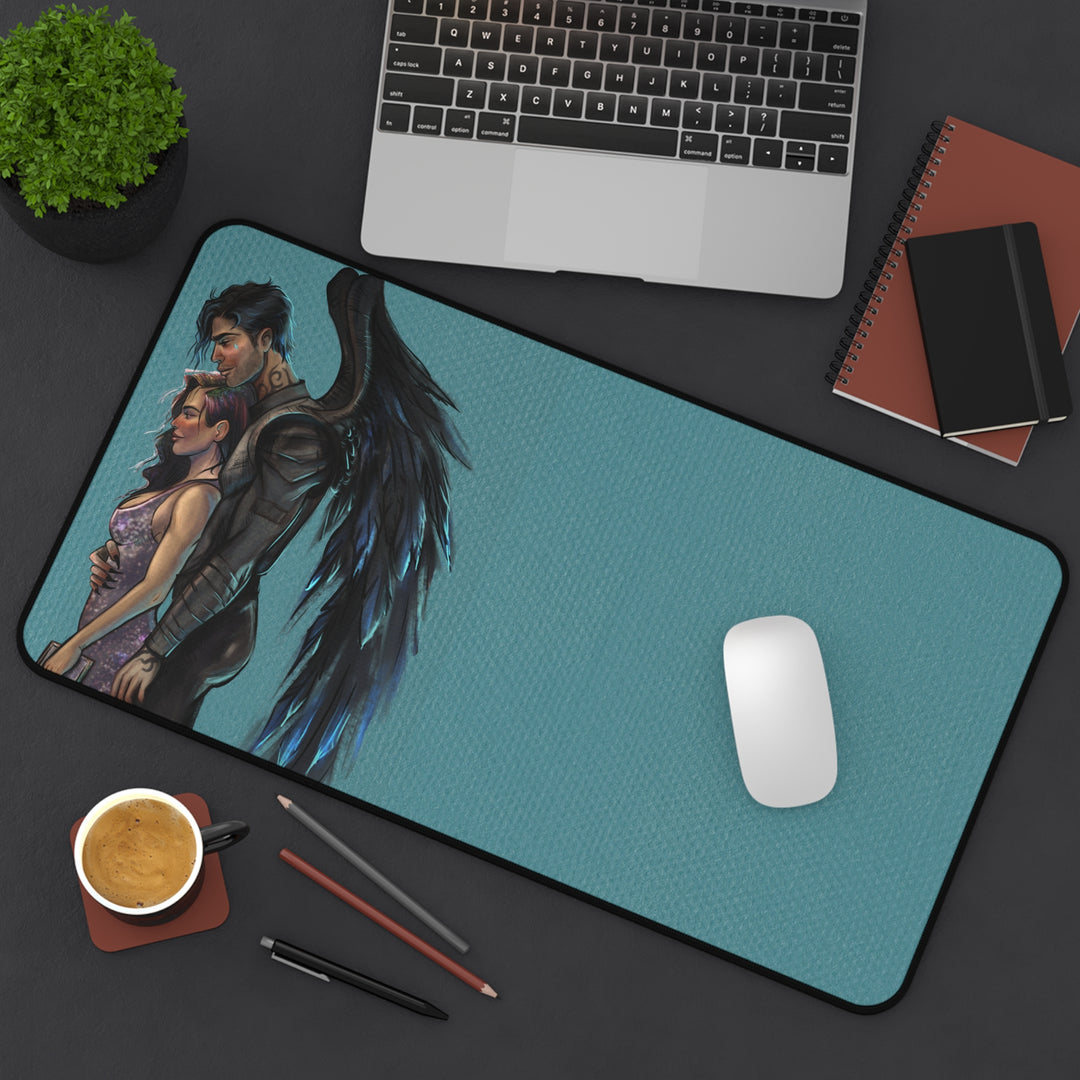 Blake and River Character Art Desk Mat