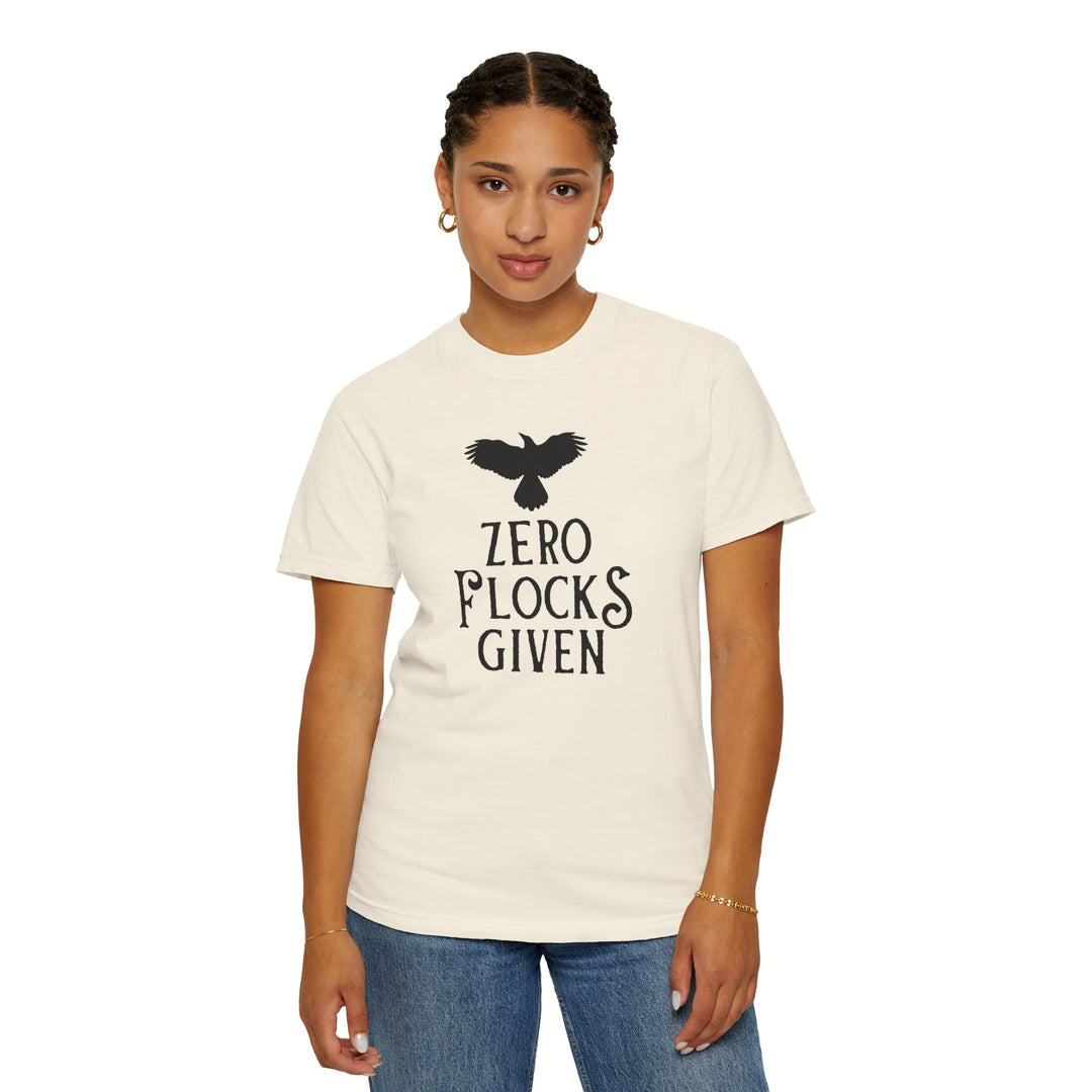 "Zero Flocks Given" Team Crow Unisex T-Shirt