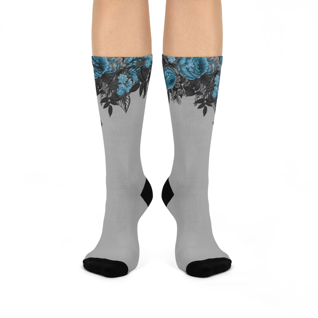 "Flock Off! I'm Reading - Bad Bird Book Club" Cushioned Crew Socks