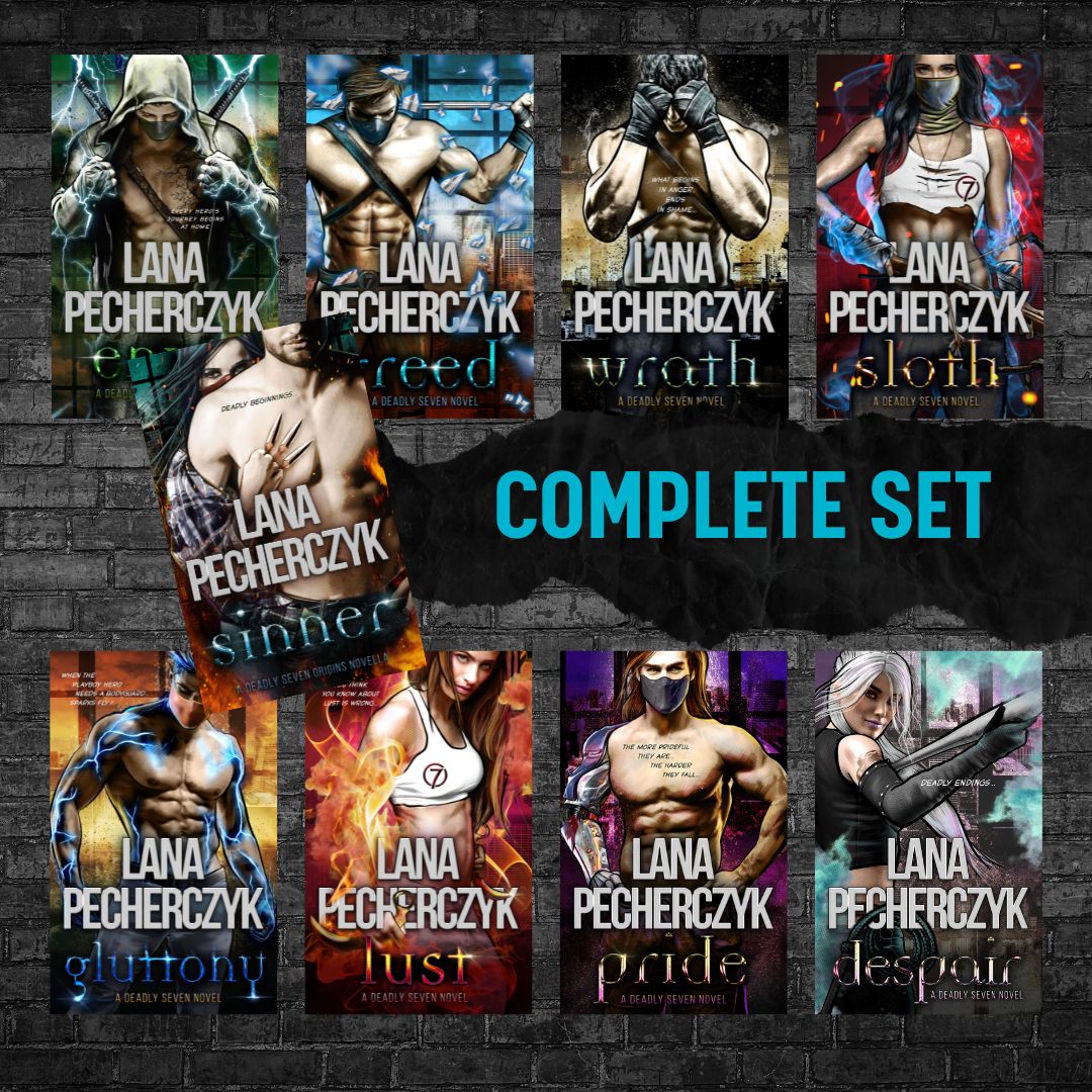 The Deadly Seven Full Set Paperback Bundle - Comic Style Cover (Events)
