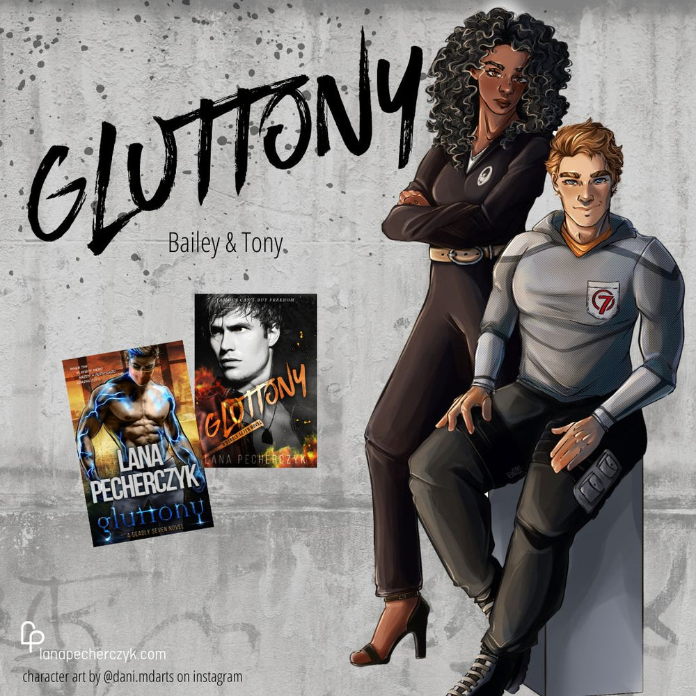 Lana Pecherczyk Romance Author Alternate Cover Gluttony (Alternate Cover)