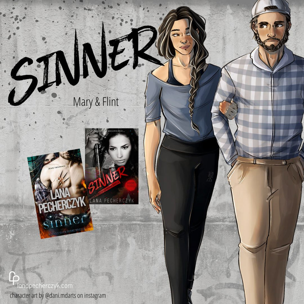 Lana Pecherczyk Romance Author Alternate Cover Sinner (Alternate Cover)