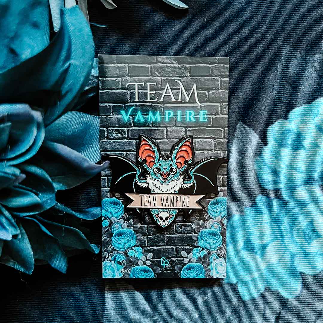 Lana Pecherczyk Romance Author Enamel Pins Vampire Cute Team Logo Fae Guardians Collectable Pin