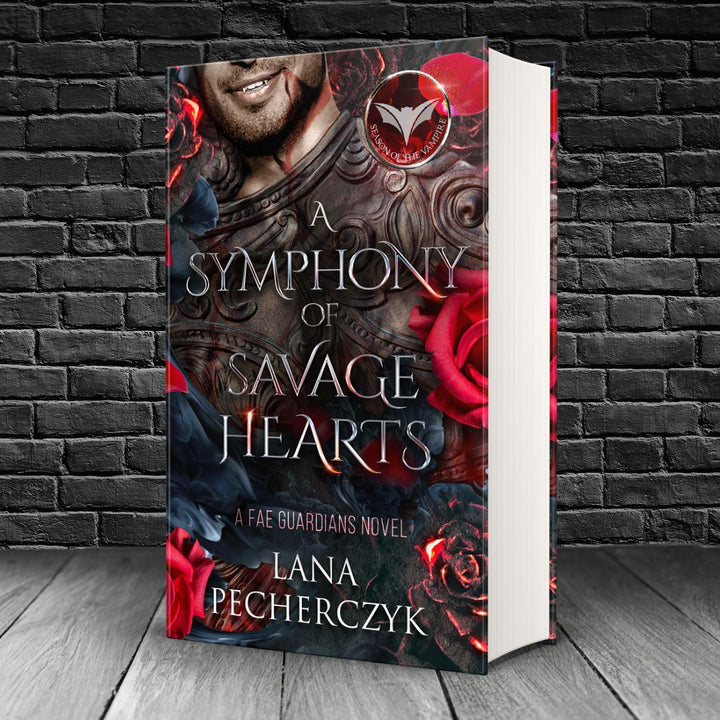 Lana Pecherczyk Romance Author Hardcovers Signed by Author A Symphony of Savage Hearts (Hardcover)