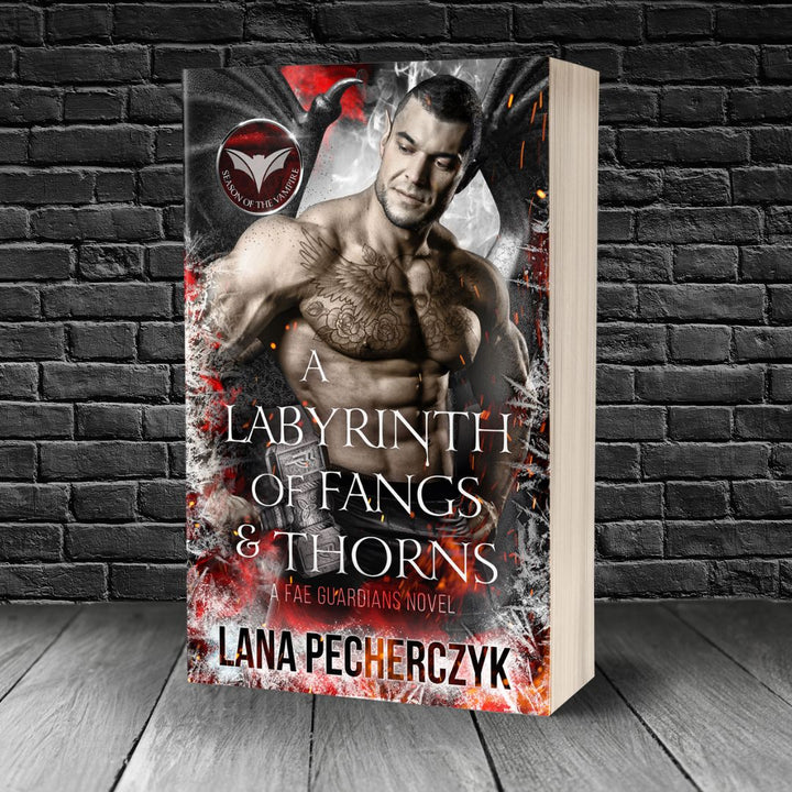 Lana Pecherczyk Romance Author Paperback Signed by Author A Labyrinth of Fangs and Thorns (Paperback)