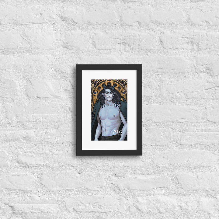 Print on Demand Art Black / 21×30 cm Styx Framed Poster