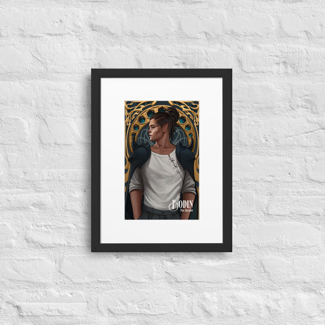 Print on Demand Art Black / 30×40 cm Bodin Framed Poster