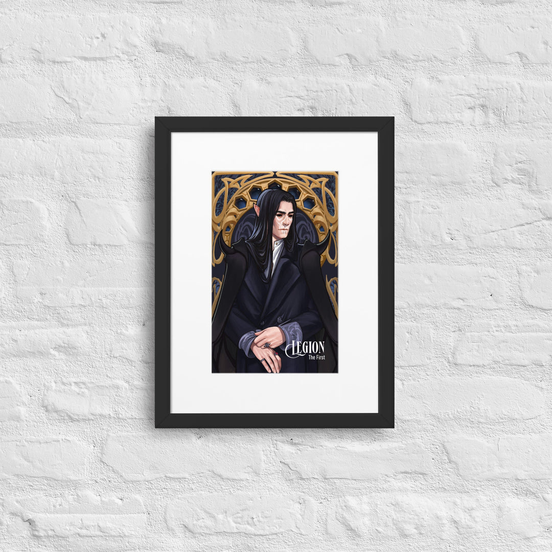 Print on Demand Art Black / 30×40 cm Legion Framed Poster