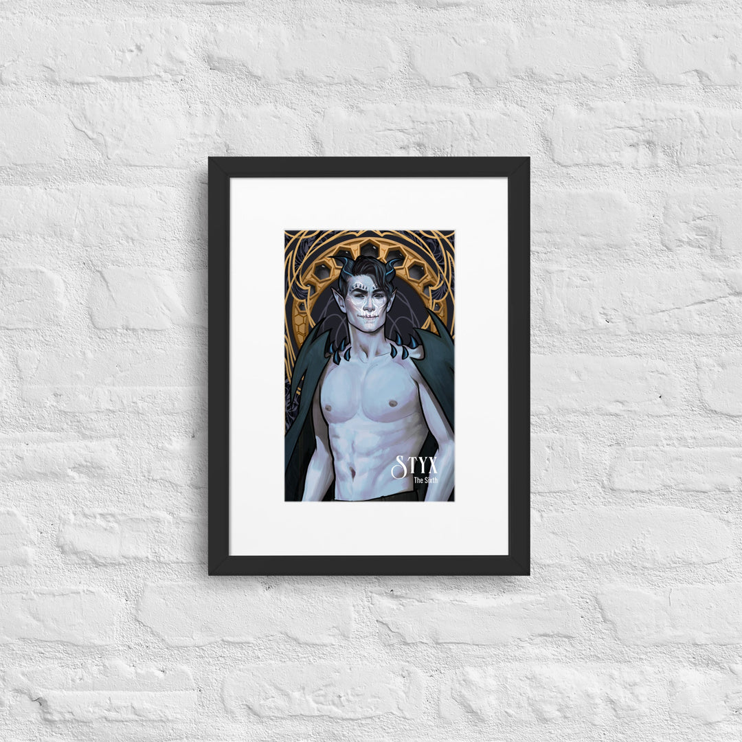 Print on Demand Art Black / 30×40 cm Styx Framed Poster