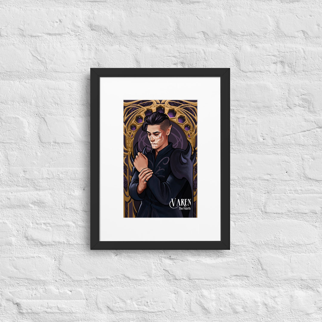 Print on Demand Art Black / 30×40 cm Varen Framed Poster