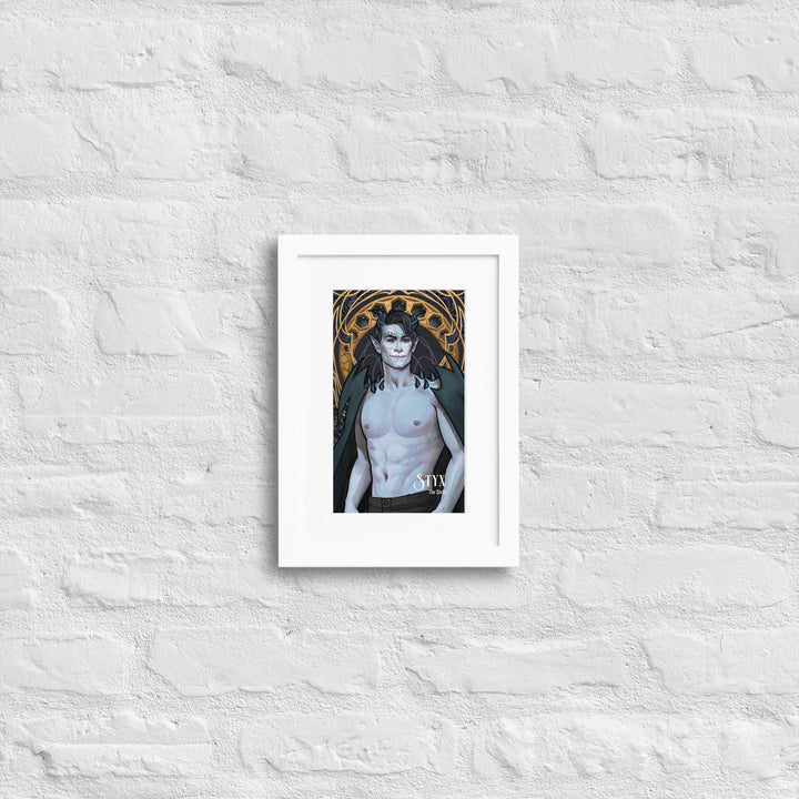 Print on Demand Art White / 21×30 cm Styx Framed Poster