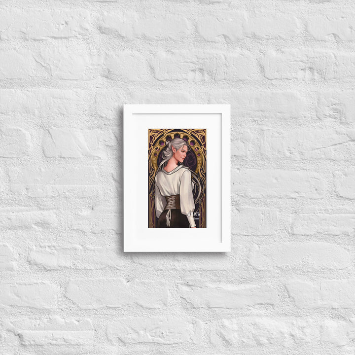 Print on Demand Art White / 21×30 cm Willow Framed Character Art Poster