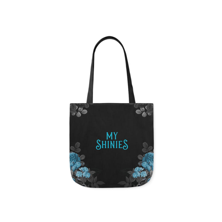 Print on Demand Bags 13" × 13'' / Black "My Shinies" Team Crow Canvas Tote Bag