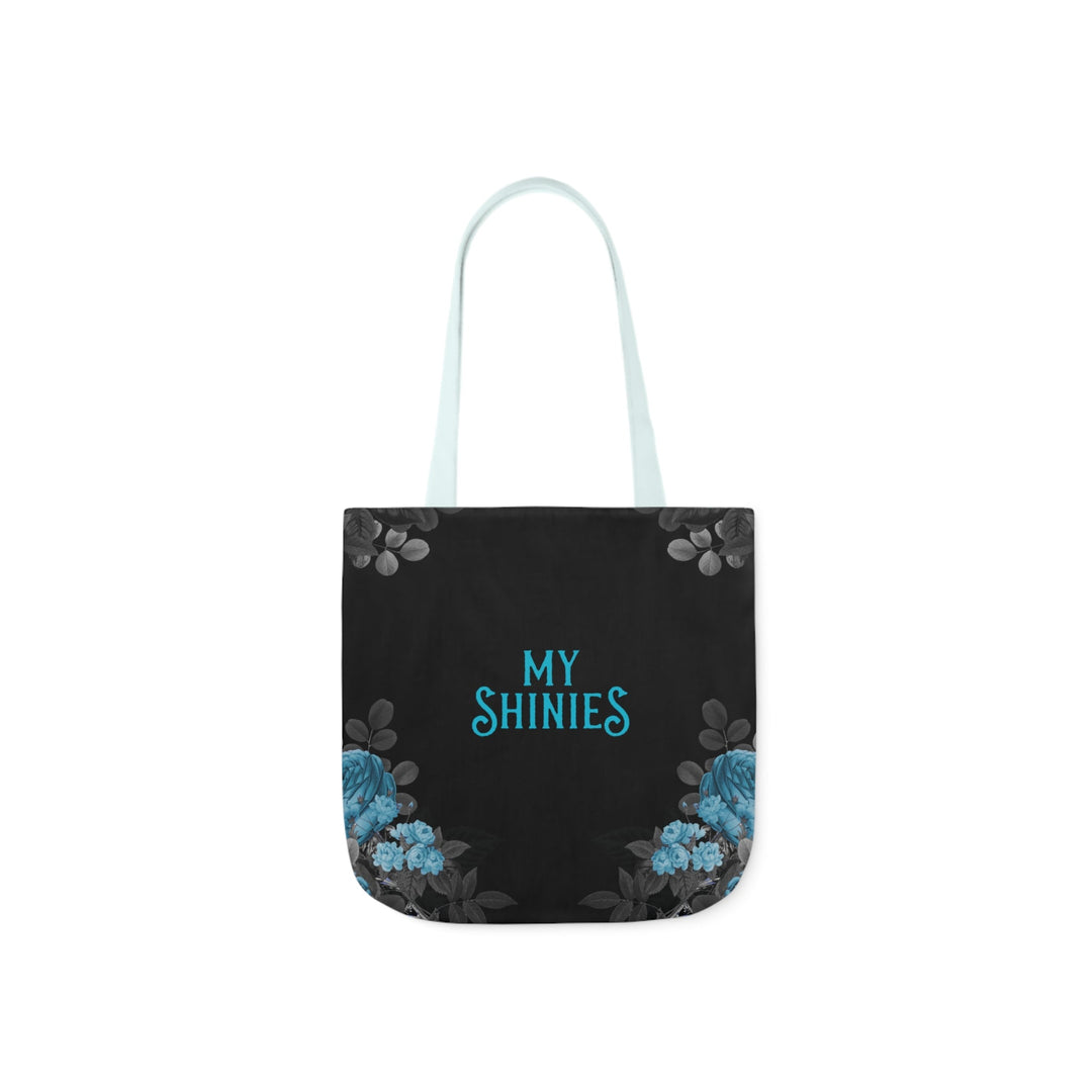 Print on Demand Bags 13" × 13'' / Light blue "My Shinies" Team Crow Canvas Tote Bag