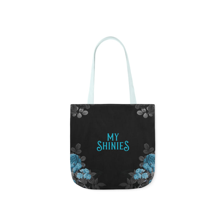 Print on Demand Bags 13" × 13'' / Light blue "My Shinies" Team Crow Canvas Tote Bag