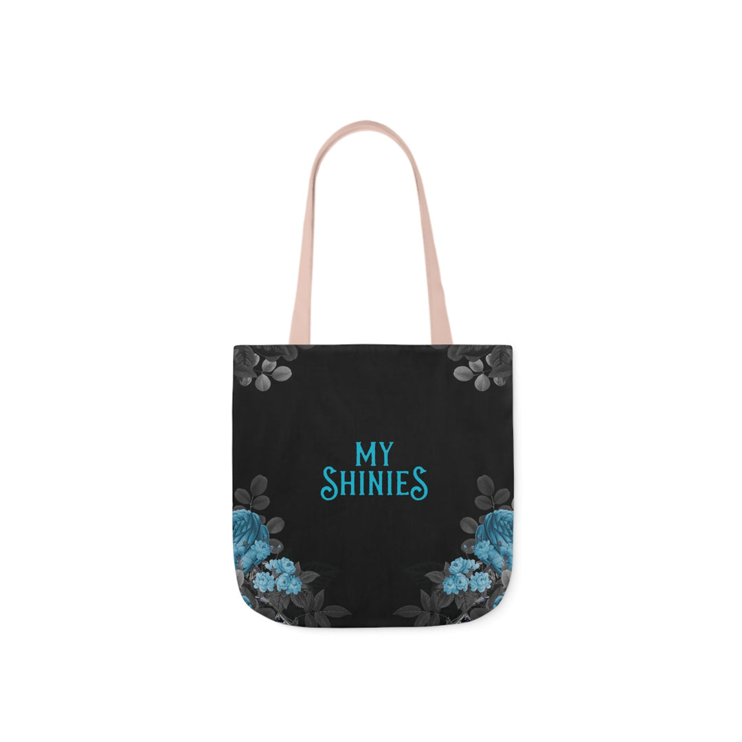 Print on Demand Bags 13" × 13'' / Light Pink "My Shinies" Team Crow Canvas Tote Bag