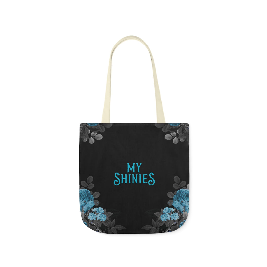 Print on Demand Bags 16" × 16'' / Beige "My Shinies" Team Crow Canvas Tote Bag