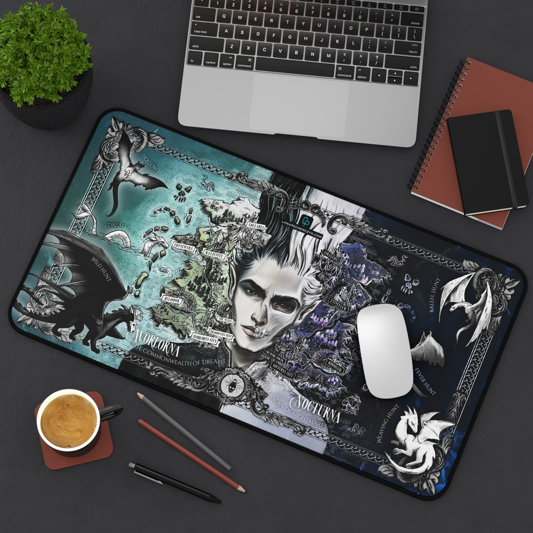 Print on Demand Home Decor "Dreams and Nightmares" Fae Devils Map Desk Mat