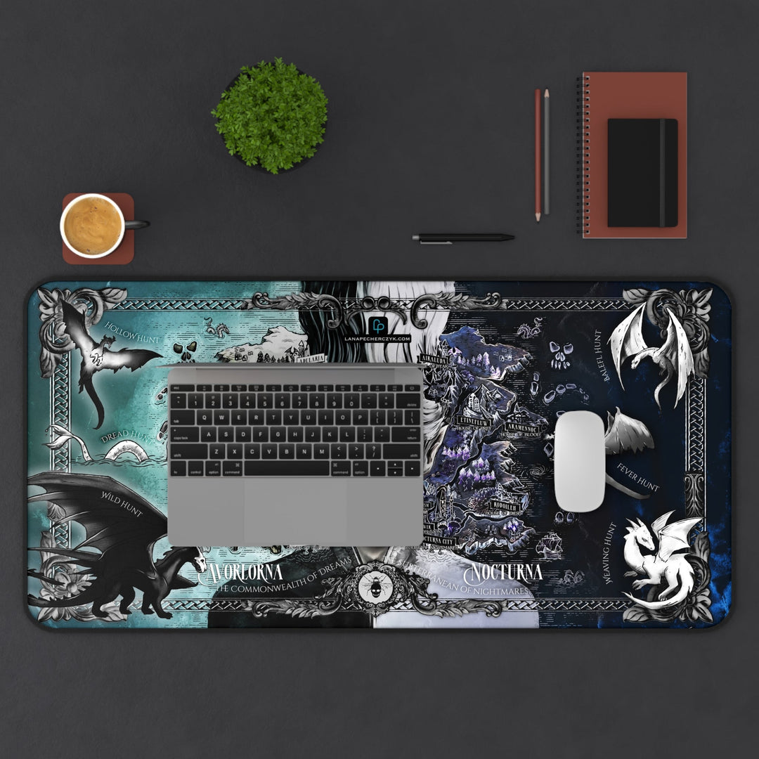 Print on Demand Home Decor "Dreams and Nightmares" Fae Devils Map Desk Mat