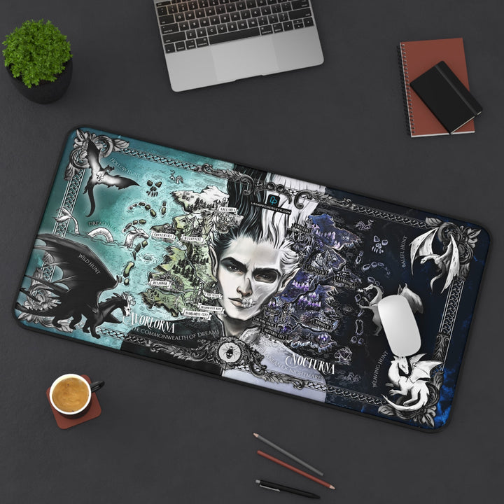 Print on Demand Home Decor "Dreams and Nightmares" Fae Devils Map Desk Mat