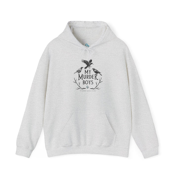 Print on Demand Hoodie S / Ash "My Murder Boys" Holy Crow Triad Unisex Hooded Sweatshirt