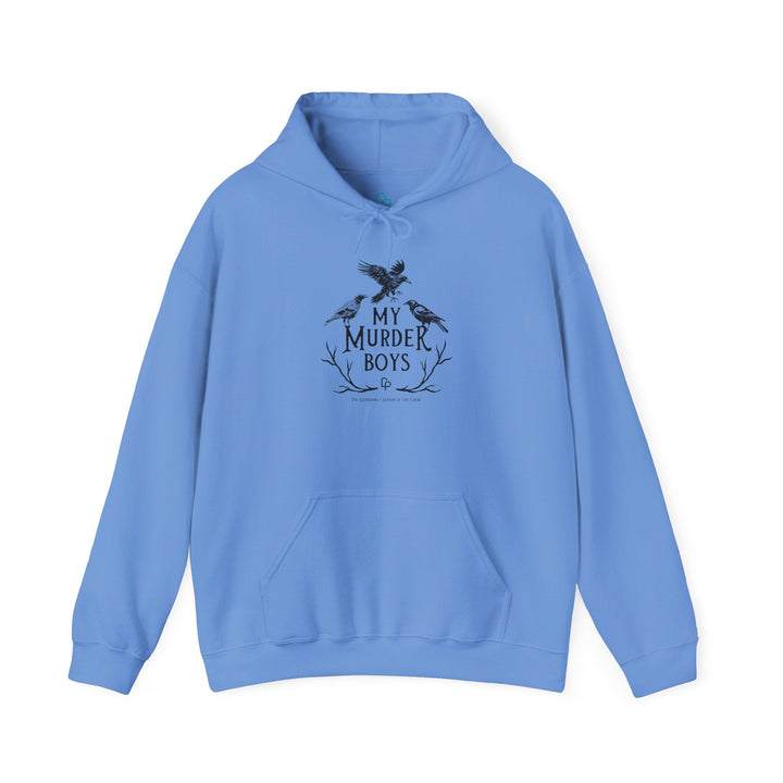 Print on Demand Hoodie S / Carolina Blue "My Murder Boys" Holy Crow Triad Unisex Hooded Sweatshirt