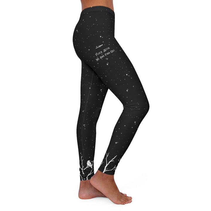 Print on Demand Leggings "Protected by the Murder" Leggings Spandex Leggings