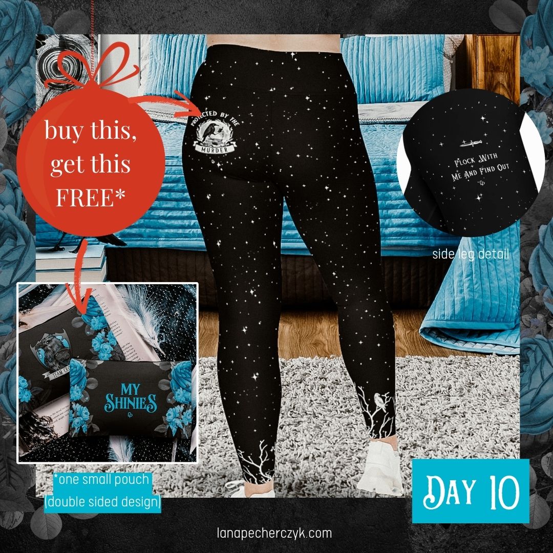 Print on Demand Leggings "Protected by the Murder" Plus Size Leggings