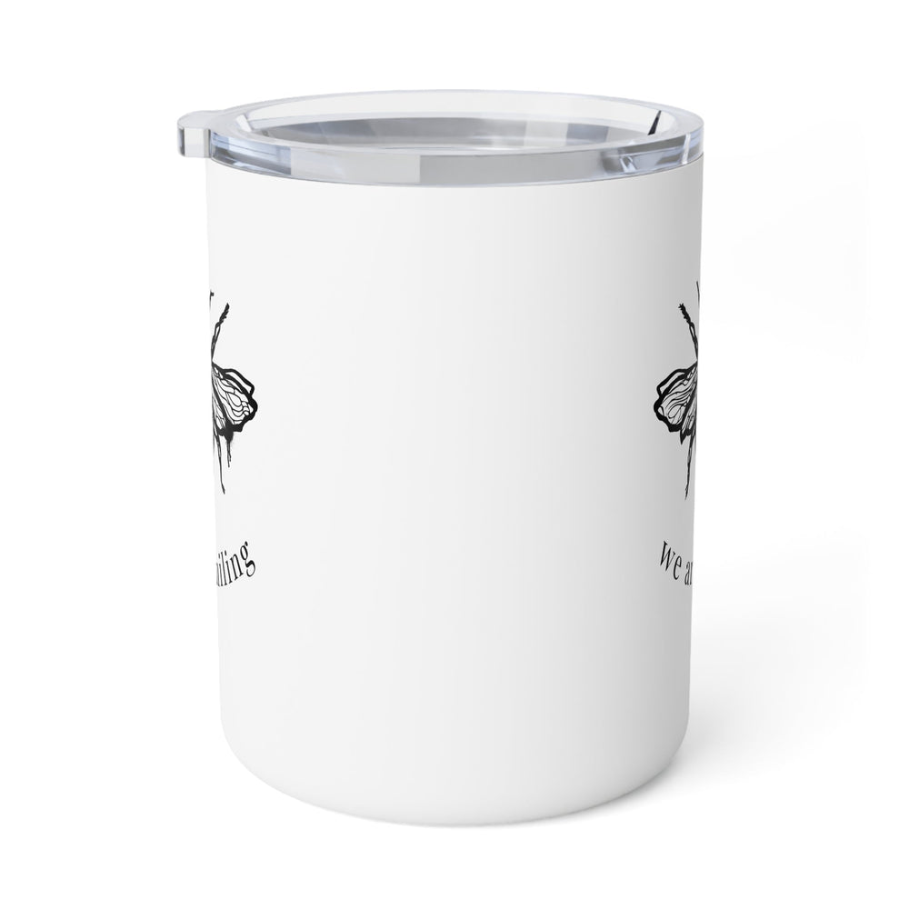 Print on Demand Mug 10oz / White "We Are Smiling" Fae Devils Insulated Coffee Mug, 10oz