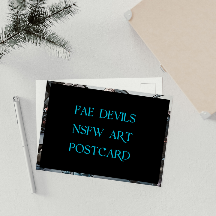 Print on Demand Paper products "Fae Devils Dinner Party" Spicy Fine Art Postcards