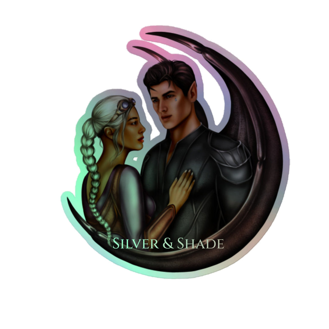 Print on Demand Sticker Shade & Silver Fae Guardians Holographic sticker