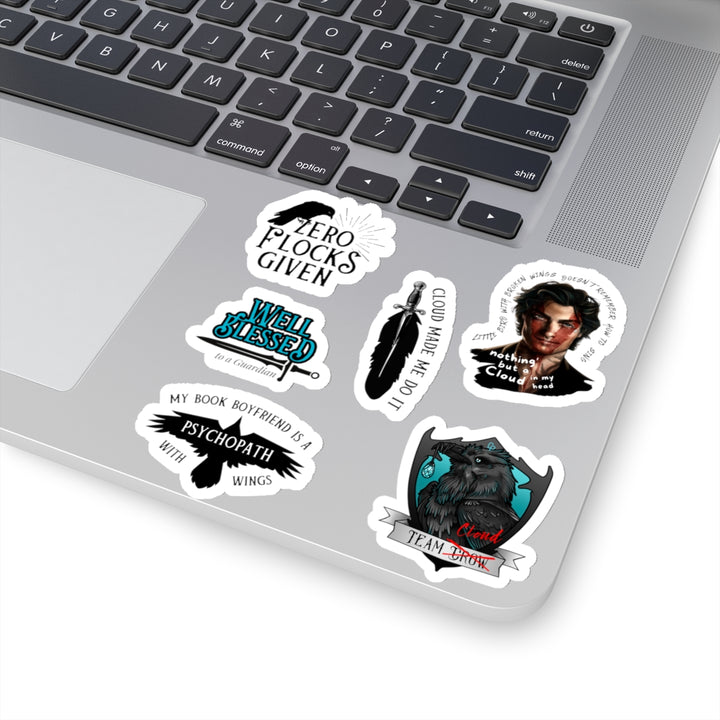 Print on Demand Stickers "Team Cloud" Kiss-Cut Stickers