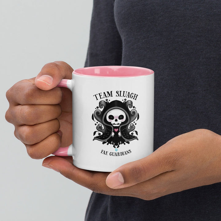 Print on Demand Swag Pink - SLUAGH Cute Team Logo Fae Guardians Mug with Color Inside