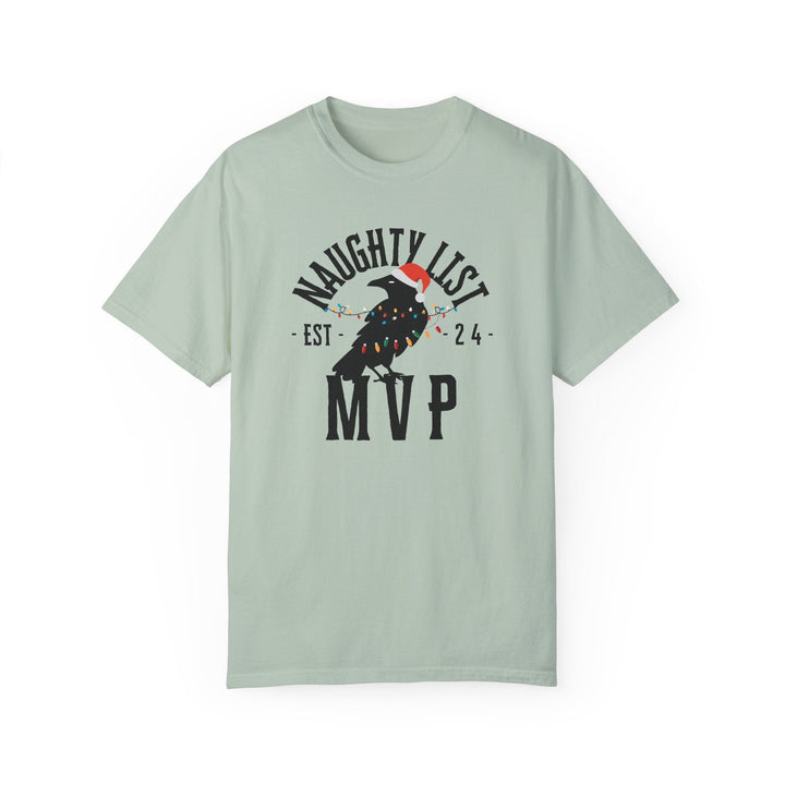 Print on Demand T-Shirt Bay / S "Santa's Naughty List MVP" Team Crow T-Shirt